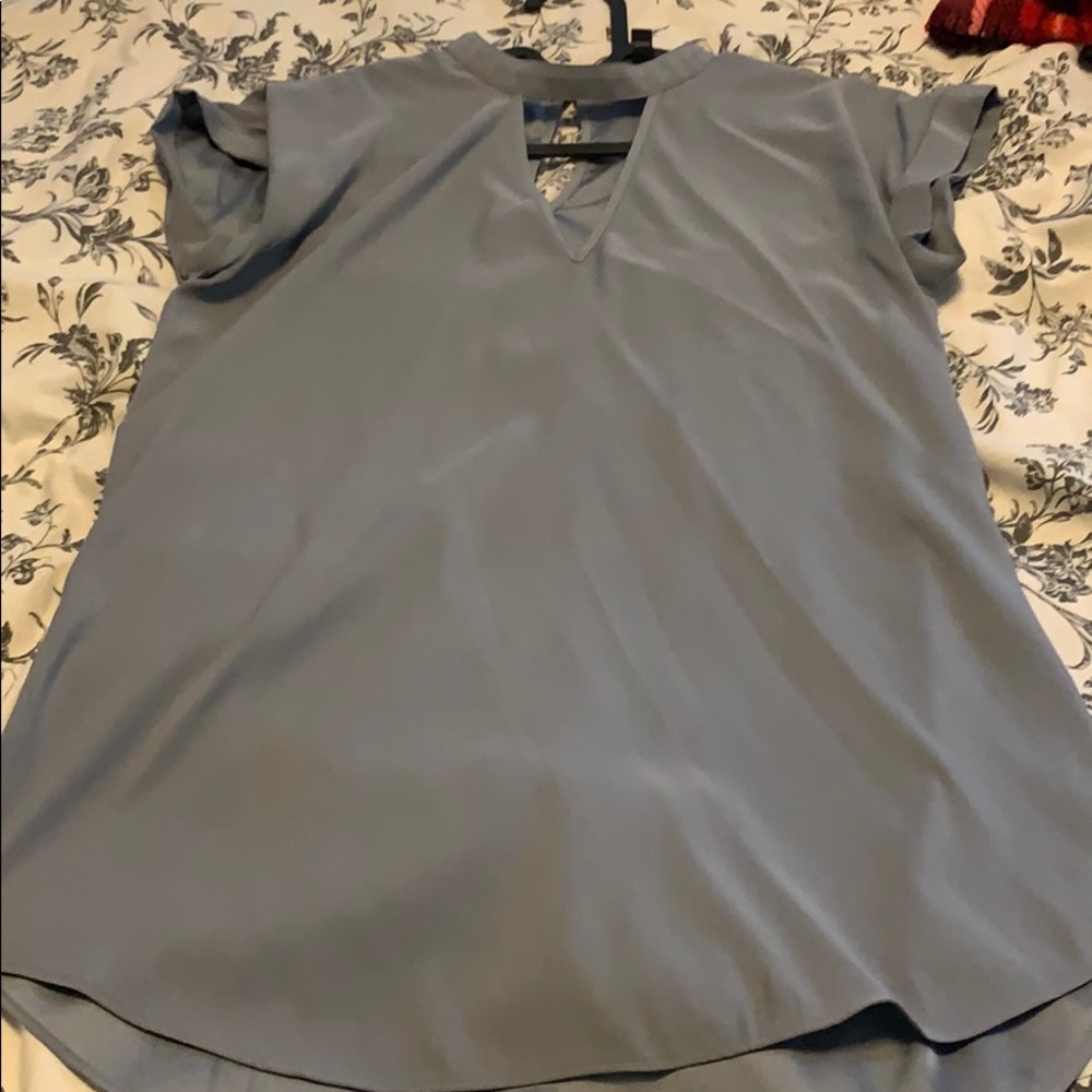 Blue/grey blouse